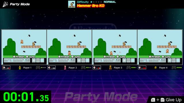 Party Modus von Nintendo World Championships NES Edition