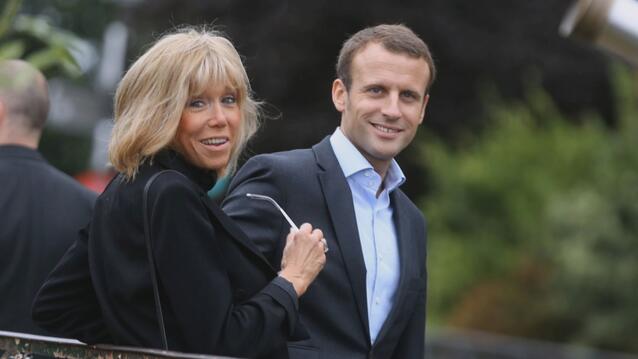 Emmanuel und Brigitte Macron