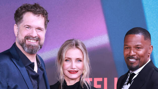 Seth Gordon, Cameron Diaz und Jamie Foxx bei der &quot;Back in Action&quot;-Premiere