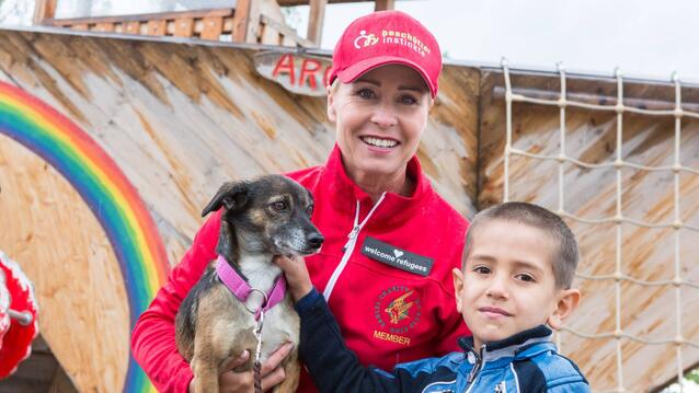 Sonja Zietlow bei einem Charity-Golfturnier im Jahr 2015