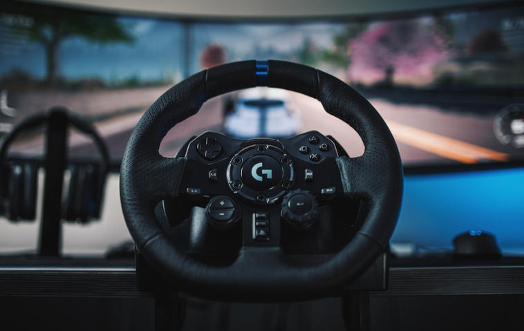 Gaming Lenkrad mit Pedalen, 270 ° Game Racing Lenkrad, GTA Gaming