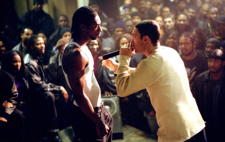 Nashawn Breedlove und Eminem in "8 Mile"