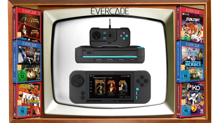 Blaze Evercade VS-R & EXP-R: Neue Retro-Konsole und Handheld zum Bestpreis vorbestellen