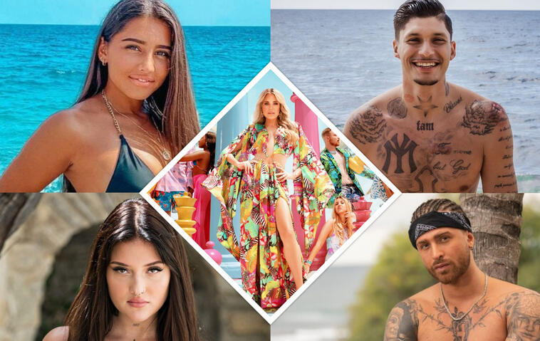 Live Island VIP (2024): Jill Lange, Aurelia Lamprecht, Gigi Birofio, Yasin Mohamed und Sylvie Meis