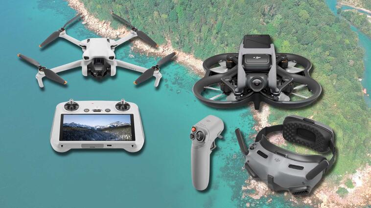 Drohnen von DJI und Co. im Angebot