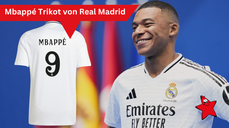 Kylian Mbappé Trikot Real Madrid Adidas Fußball Sport