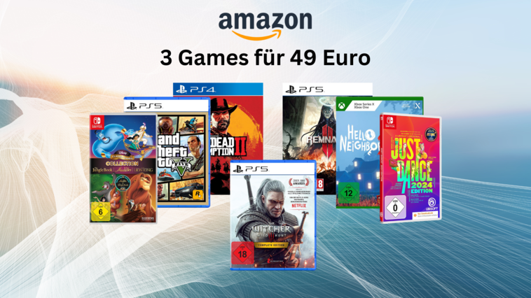 3 für 49 Euro bei Amazon: Geniale Games für PS5, PS4, Switch und Xbox zum Sparpreis