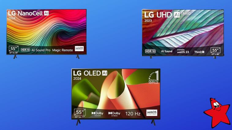 55 Zoll TVs von LG, Philips und Co.: Auch nach Black Friday zu brillant reduzierten Angeboten