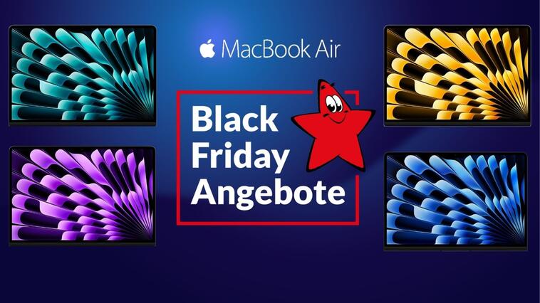 MacBook Air 13 (2024) unter 1.000 Euro: Black-Friday-Deal für Apples neuestes Notebook 