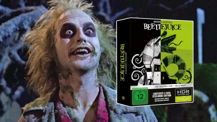 Michael Keaton als Beetlejuice und die Ultimate Collector's Edition zum Film