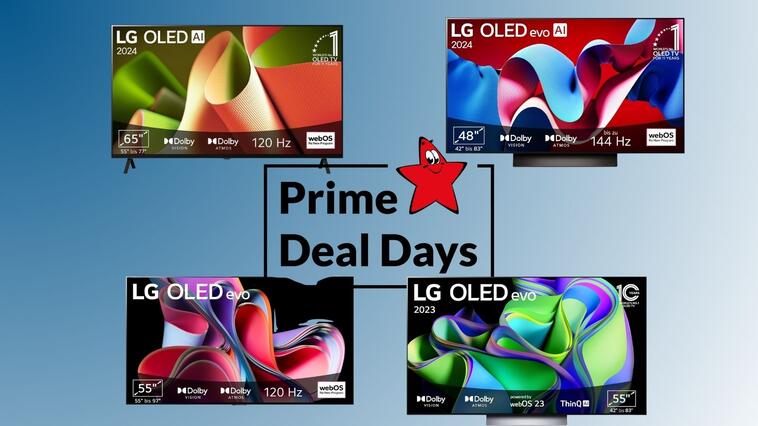 LG OLED evo Fernseher: Geniale Angebote an den Amazon Prime Deal Days