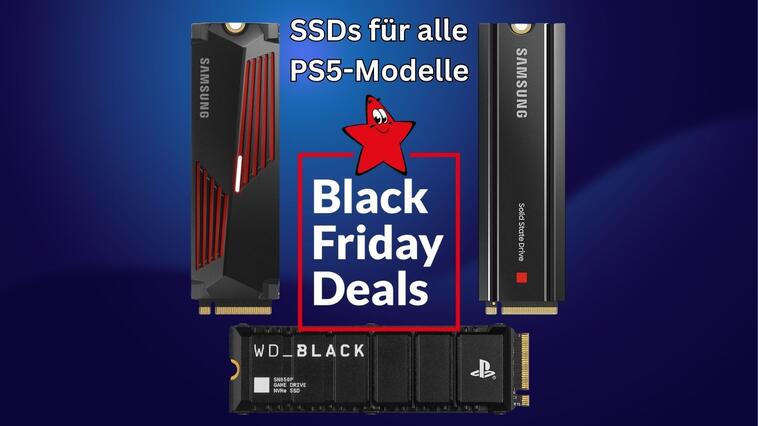 SSDs für PS5 Pro, Slim & Standard-Konsole: Die besten Deals für mehr Speicherplatz 