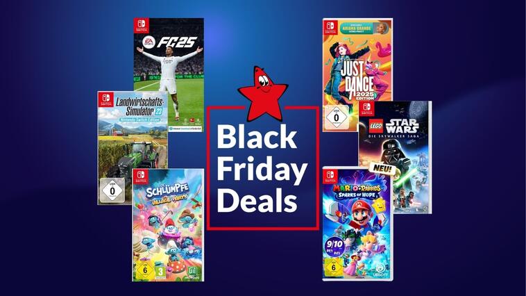 "EA Sports FC 25", "Just Dance" & Co.: Nintendo Switch Spiele zum Black Friday heftig reduziert