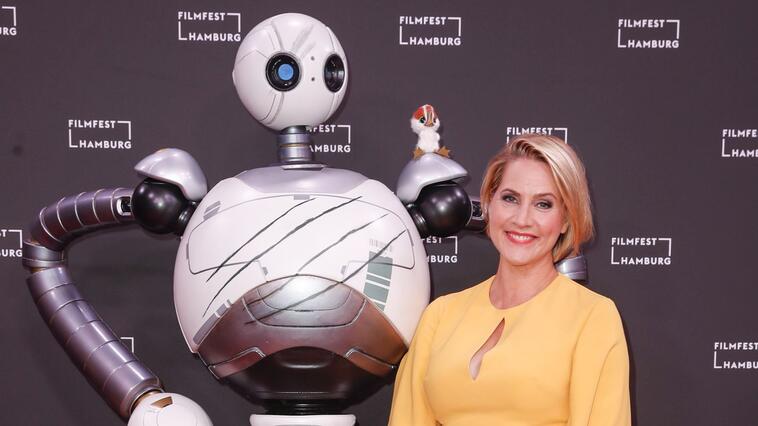 Judith Rakers auf der Deutschlandpremiere von "Der wilde Roboter"