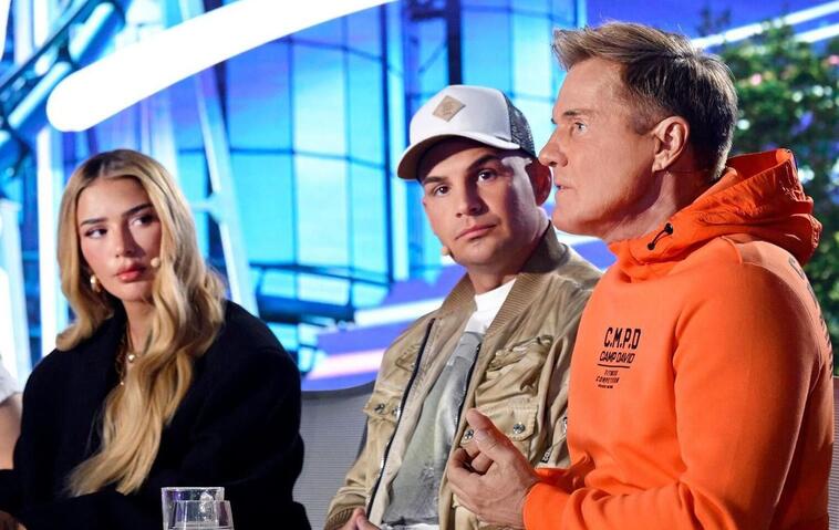 Loredana, Pietro Lombardi und Dieter Bohlen 