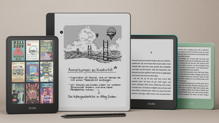 Neues Kindle-Lineup bei Amazon: Die wichtigsten Neuerungen in der Übersicht