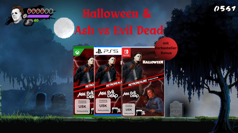 ”Halloween and Ash vs Evil Dead”: Schaurig-schöner 16-Bit-Plattformer lauert schon