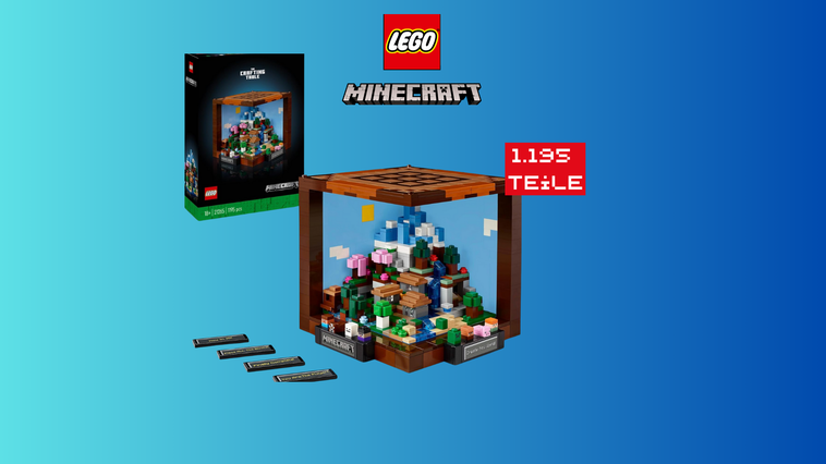 LEGO „Minecraft“ – Die Werkbank #21265: Das passt wie Block auf Stein!