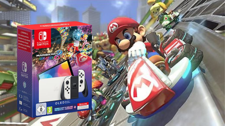 Nintendo Switch OLED Mario Kart 8 Bundle