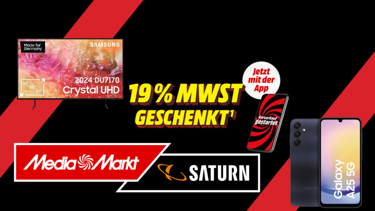 Mehrwertsteuer MediaMarkt Saturn Rabatt TV Smartphones