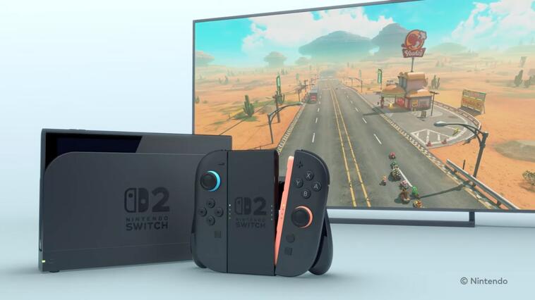 Nintendo Switch 2 Konsole aus First-Look-Trailer