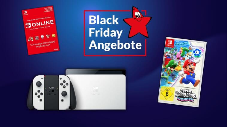 Nintendo Switch OLED + Super Mario Bros Wonder: Unschlagbarer Black Friday-Deal bei MediaMarkt/Saturn