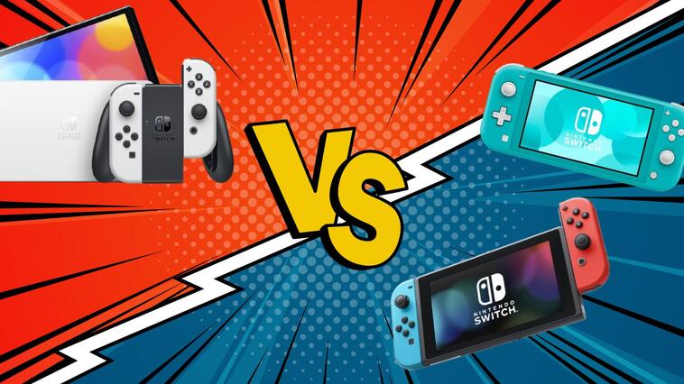 nintendo switch vs switch lite vs switch oled