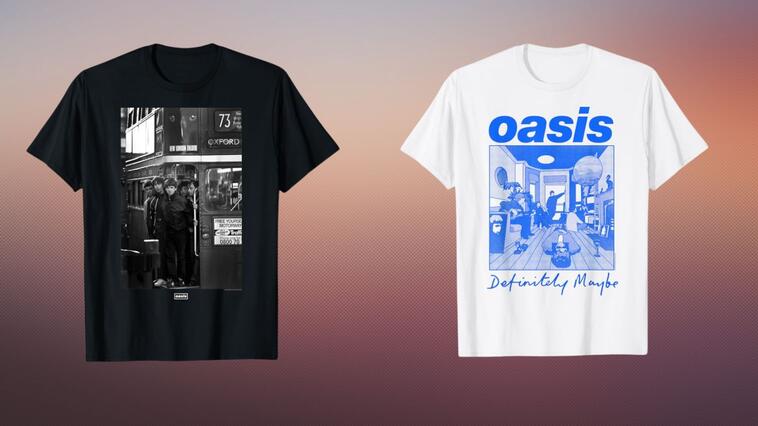 Damit siehst du Supersonic aus! Hier gibt es den Amazon-Exklusiv Merch von Oasis!