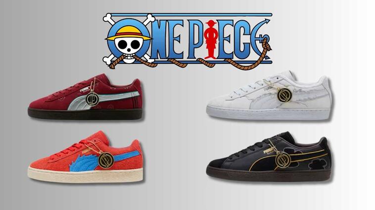 Die 4 "One Piece"-Sneaker von PUMA