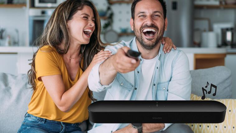 Mit der Sonos Beam Soundbar bringst du deinen TV Sound auf ein neues Level