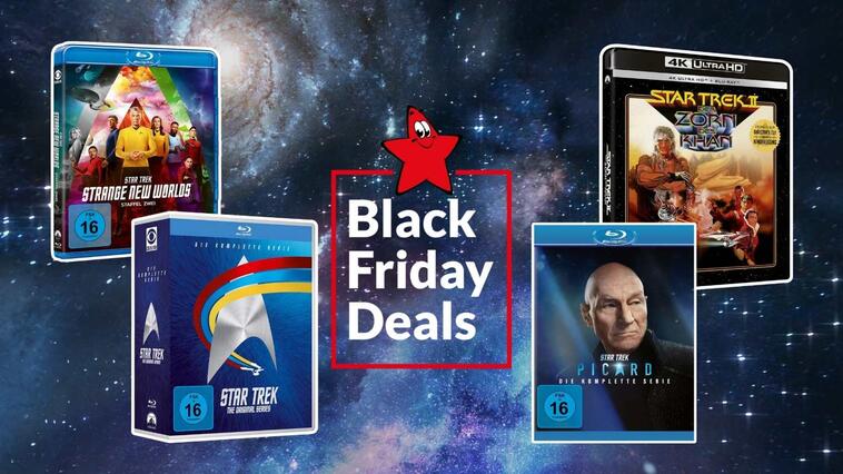 Serien und Filme zu "Star Trek" am Black Friday im Angebot