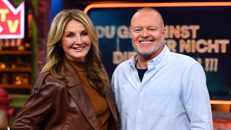 Frauke Ludowig und Stefan Raab