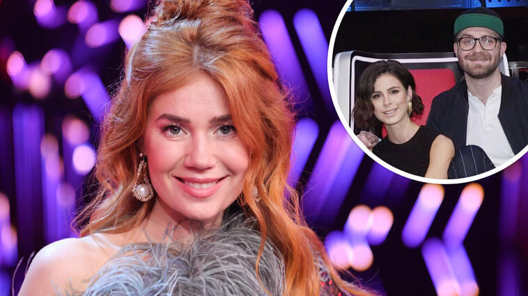 Palina Rojinski, Lena Meyer-Landrut und Mark Forster