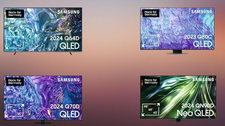 Samsung QLED 4K-Fernseher: Diese TVs sind großartig reduziert