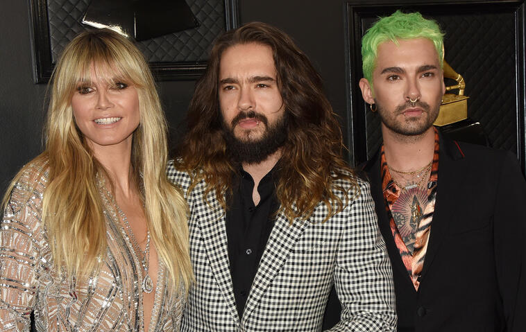 Heidi Klum, Tom Kaulitz und Bill Kaulitz