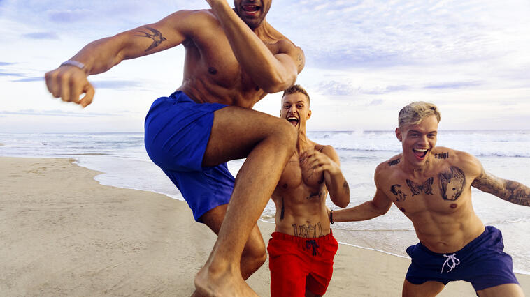 Die "Too Hot to Handle: Germany" Kandidaten am Strand