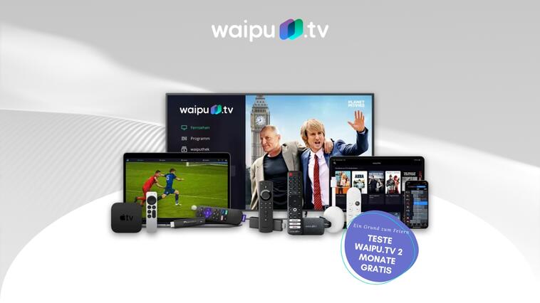 waipu.tv 2 Monate gratis