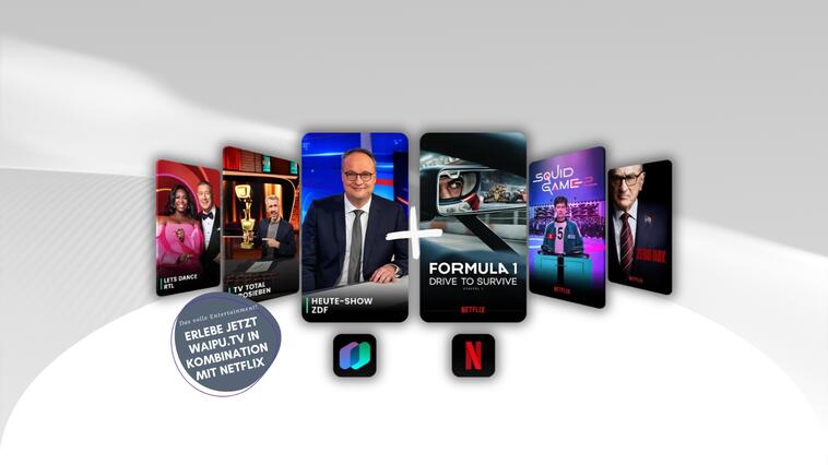 waipu.tv im Angebot mit Netflix