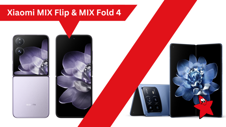 Xiaomi MIX Flip MIX Fold 4 Vergleich Samsung Z Fold6 Flip6 Release