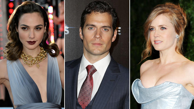 Gal Gadot, Henry Cavill, Amy Adams