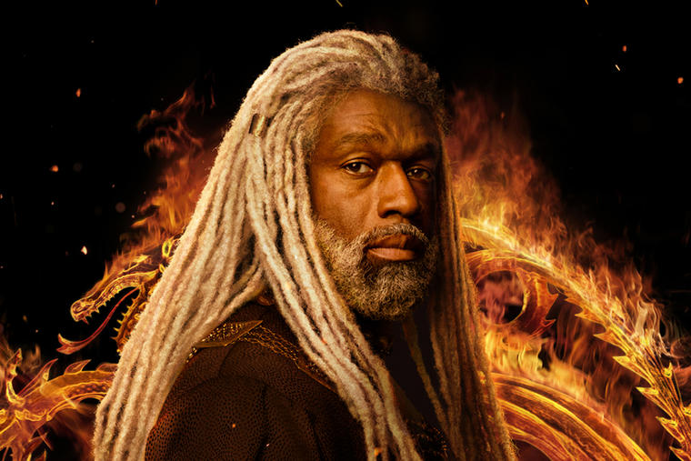 Steve Toussaint als Corlys Velaryon in "House of the Dragon"