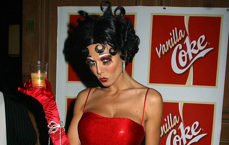 Zu Halloween 2002 ging Heidi Klum als Zeichentrickfigur Betty Boop