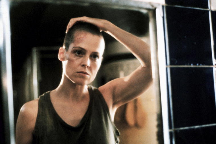 Sigourney Weaver Glatze